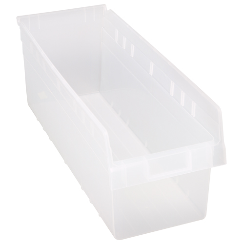 Bacs pour &eacute;tag&egrave;re Store-Max, 8-3/8" la x 8" H x 23-5/8" p, Transparent, Capacit&eacute; 68 lb Waymarc Industries Inc