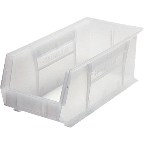 Ultra Stack & Hang Bin, 8-1/4" W x 7" H x 18" D, Clear Waymarc Industries Inc