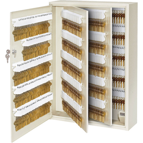 Heavy-Duty Key Cabinet, 730 Keys, Beige Waymarc Industries Inc