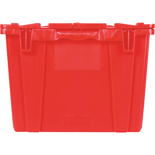 FP243C FliPak Nestable Tote, 26.9" x 16.9" x 12.1", Red Waymarc Industries Inc