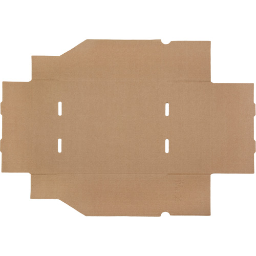Boîtes profondes en carton ondul&eacute;, 9-3/4" la x 11-1/4" p x 4-1/2" h, Beige Waymarc Industries Inc
