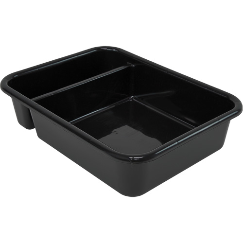 Bac d'entreposage tout usage &agrave; compartiment, 7" ha x 15" p x 20" lo, Plastique, Noir Waymarc Industries Inc