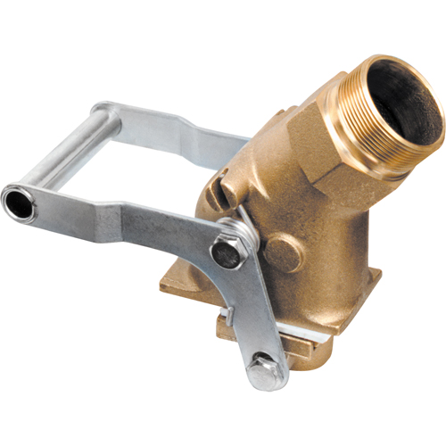 Self-Closing Gate Valve, Brass, 2" NPT Waymarc Industries Inc