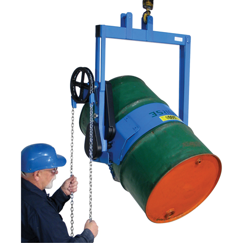 Leveur de baril, Baril de 55 gal. US (45 gal. imp.), Capacit&eacute; 800 lb/363 kg Waymarc Industries Inc