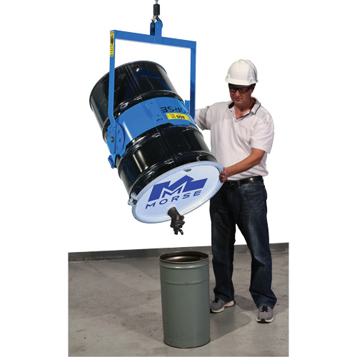 Manual Tilt Drum Lifter Kit, 55 US gal. (45 Imperial Gal.) Drum Size, 800 lbs./363 kg. Cap. Waymarc Industries Inc