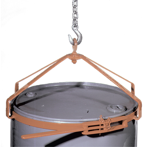 Manual Vertical Drum Lifter, 55 US gal. (45 Imperial Gal.), 700 lbs./317 kg. Cap. Waymarc Industries Inc