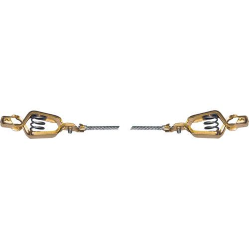 Light-Duty Bonding & Grounding Wire Assemblies - Two Alligator Clips Waymarc Industries Inc