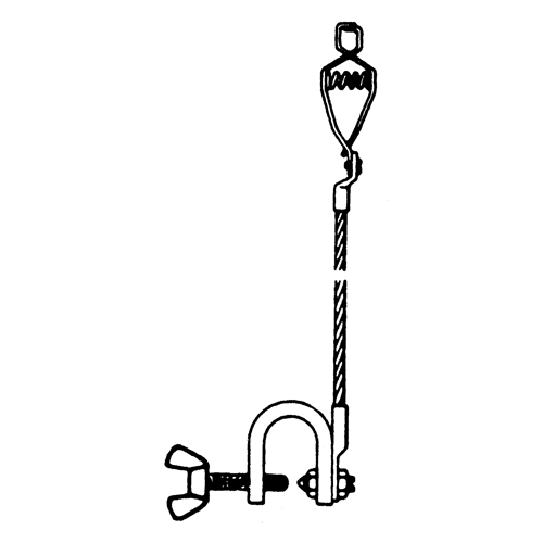 Assemblages l&eacute;gers de c&acirc;bles de masse et de mise &agrave; la terre - Pinces crocodile & petites pinces en c Waymarc Industries Inc