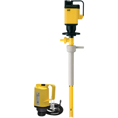 Electric Drum Pumps, Polypropylene, 24 GPM Waymarc Industries Inc