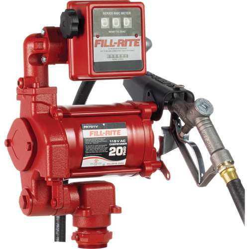 AC Utility Rotary Vane Pumps, 115 V, 20 GPM Waymarc Industries Inc