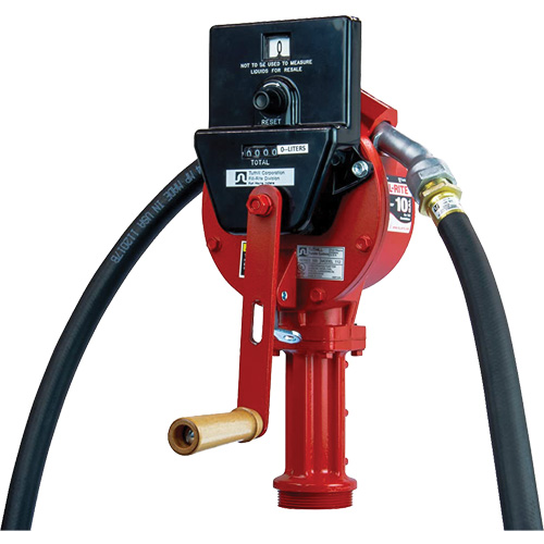 UL Approved Rotary Hand Pumps With Meter, Aluminum Waymarc Industries Inc