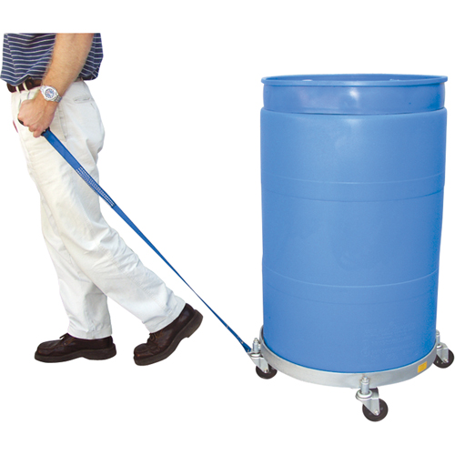 Multi-Tier Drum Dollies, Steel, 900 lbs. Capacity, 23-1/2" Diameter, Rubber Casters Waymarc Industries Inc
