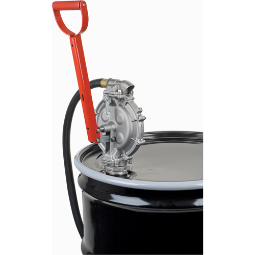 Hand Pump, Aluminum/Steel, 25.5 oz./Stroke, Fits 15-55 Gal. Waymarc Industries Inc