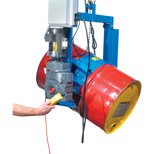 BASCULE BARIL POUDRE 1 PHASE/115V CAP 1500LB, Baril de 55 gal. US (45 gal. imp.), Capacit&eacute; 1500 lb/680 kg Waymarc Industries Inc