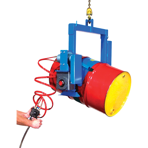 BASCULE BARIL POUDRE MOTEUR AIR, Baril de 55 gal. US (45 gal. imp.), Capacit&eacute; 1500 lb/680 kg Waymarc Industries Inc