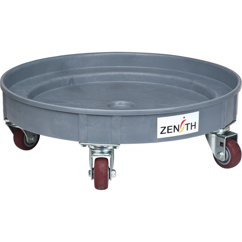 Socle roulant pour baril de confinement des fuites, 24,25" dia. X 7,625" h, Cap. de d&eacute;versement 1,5 gal. US Waymarc Industries Inc