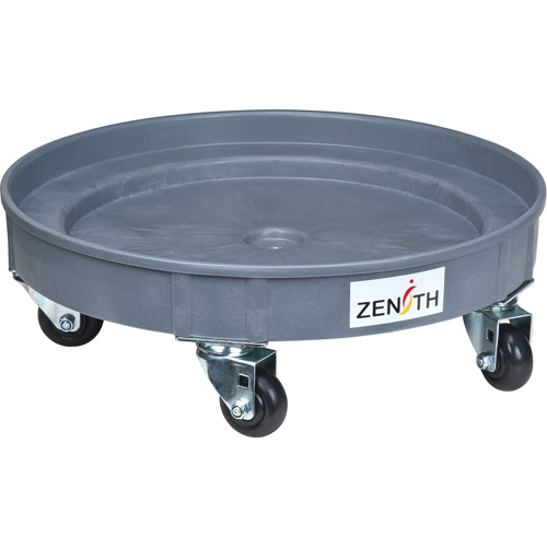 Socle roulant pour baril de confinement des fuites, 24,25" dia. X 7,625" h, Cap. de d&eacute;versement 1,5 gal. US Waymarc Industries Inc