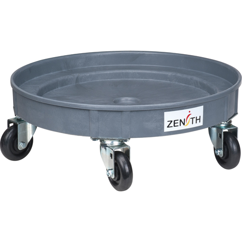 Socle roulant pour baril de confinement des fuites, 24.25" dia. X 8,625" H, Cap. de d&eacute;versement 1,5 gal. US Waymarc Industries Inc