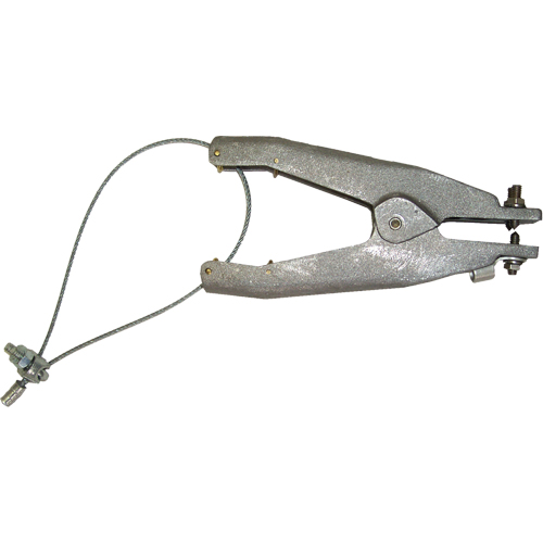 Prise de masse statique (s&eacute;rie GAT), Corps en Aluminium coul&eacute;, Pointe style cuvette en Acier inoxydable, 1 pointe isol&eacute;e Configuration, 1-1/4" Ouverture max. Waymarc Industries Inc