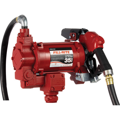 AC Utility Rotary Vane Pumps with Nozzle, 115/230 V, 35 GPM Waymarc Industries Inc