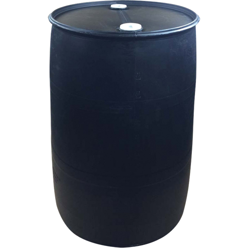 Polyethylene Drums, 55 US gal (45 imp. gal.), Closed Top, Black Waymarc Industries Inc