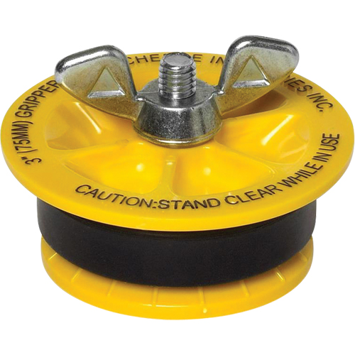 Bouchon m&eacute;canique 3" Gripper Cherne   Waymarc Industries Inc