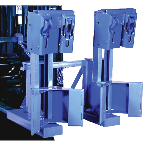 Manipulateur de barils MORSPEED 1500 pour chariot &eacute;l&eacute;vateur, Pour 30 - 85 gal. US (25 - 70 gal. imp.) Waymarc Industries Inc