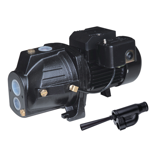Dual Voltage Cast Iron Convertible Jet Pump, 230 V, 920 GPH, 1 HP Waymarc Industries Inc