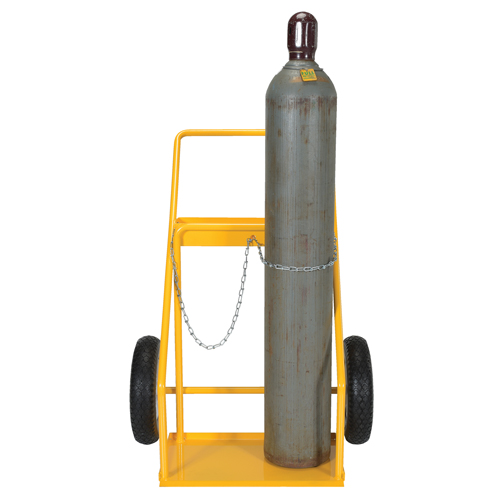 Chariot pour bouteille de gaz, Roues Caoutchouc, Base de 22" la x 14-1/8" lo, 250 lb Waymarc Industries Inc