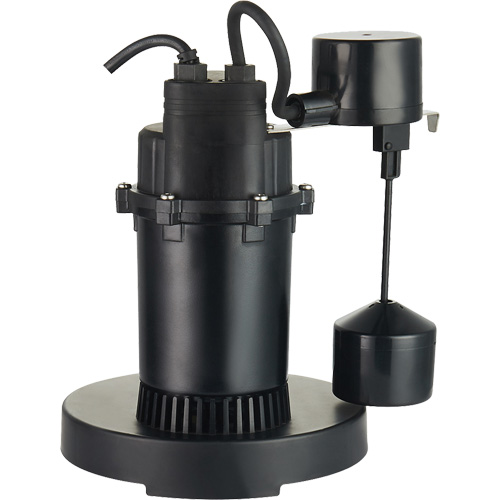 Pompe de puisard submersible thermoplastique, 2560 gal./h, 115 V, 4,6 A, 1/3 CV Waymarc Industries Inc