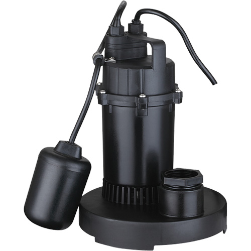 Pompe de puisard submersible thermoplastique, 2560 gal./h, 115 V, 4,6 A, 1/3 CV Waymarc Industries Inc