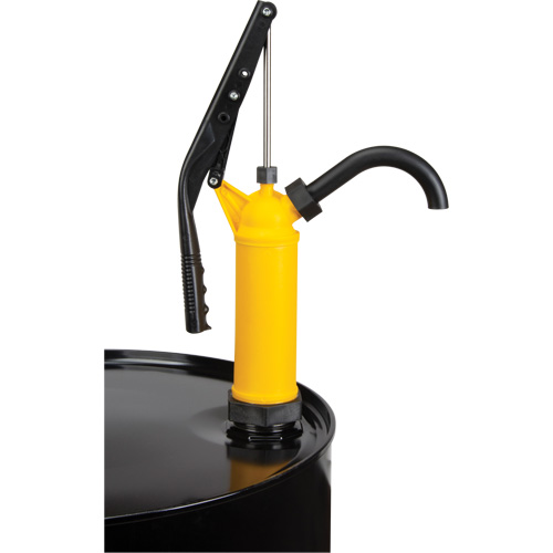 Pompe &agrave; baril de type levier, Polypropyl&egrave;ne, 14 oz/course, Pour barils de 5-55 gal. Waymarc Industries Inc