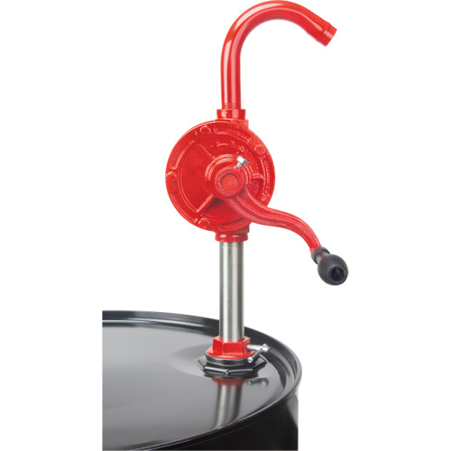 Rotary Type Drum Pump, Cast Iron/Steel, Fits 30-55 Gal., 8 oz./Stroke Waymarc Industries Inc