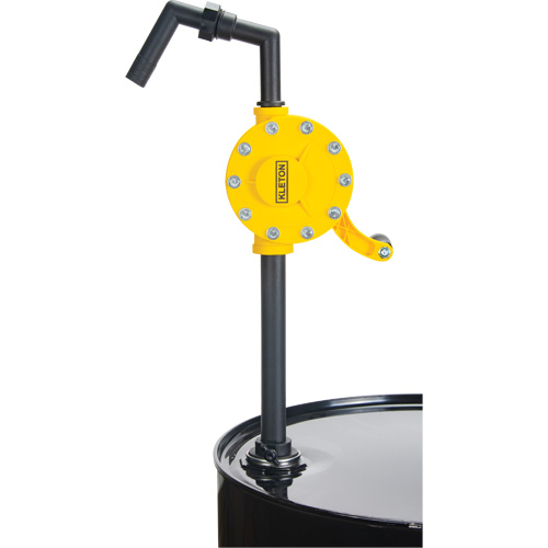 Rotary Type Drum Pump, Polypropylene, Fits 15 - 55 US Gal., 8 oz./Stroke Waymarc Industries Inc