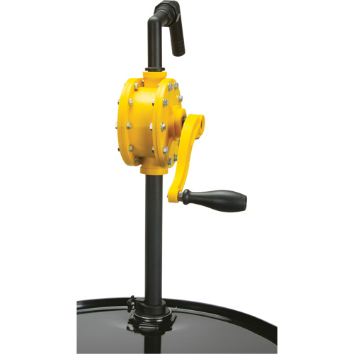 Rotary Type Drum Pump, Polypropylene, Fits 15 - 55 US Gal., 8 oz./Stroke Waymarc Industries Inc