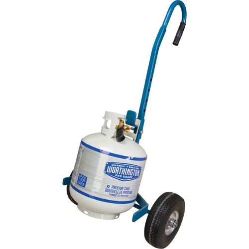 Chariot &agrave; cylindres, Roues Anticrevaison, Base de 15-1/2" W x 14-1/4" L, 600 lb Waymarc Industries Inc