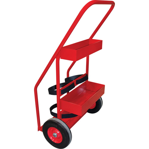 Chariot de prevention d'incendie pour travaux &agrave; chaud, Roues Semi-pneumatique, Base de 17,75" la x 8,9" lo, 100 lb Waymarc Industries Inc
