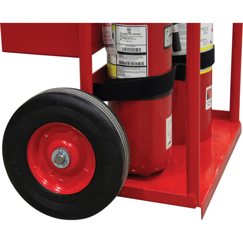 Chariot de prevention d'incendie pour travaux &agrave; chaud, Roues Semi-pneumatique, Base de 17,75" la x 8,9" lo, 100 lb Waymarc Industries Inc