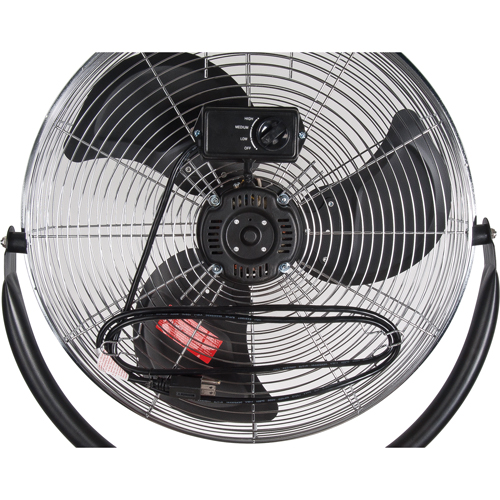 High-Velocity Pedestal Fan, Commercial, 3 Speed, 20" Diameter Waymarc Industries Inc