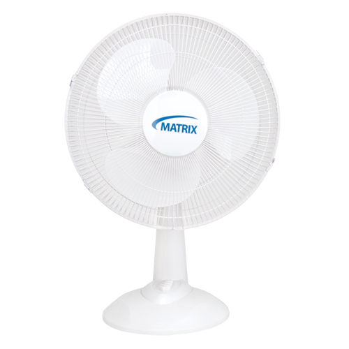 Ventilateur oscillant &agrave; boutons-poussoirs pour bureau, Diam&egrave;tre 16", 3 vitesses Waymarc Industries Inc