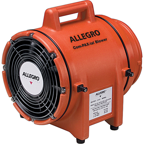 ALLEGRO INDUSTRIES 8" DC Axial Blowers, 1/4 HP, 816 CFM Waymarc Industries Inc