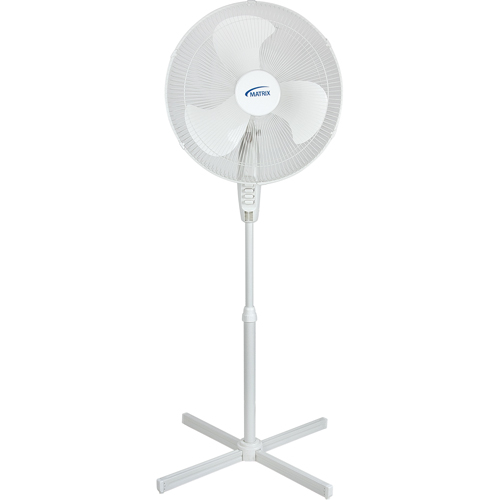Oscillating Pedestal Fan, Commercial, 3 Speed, 18" Diameter Waymarc Industries Inc