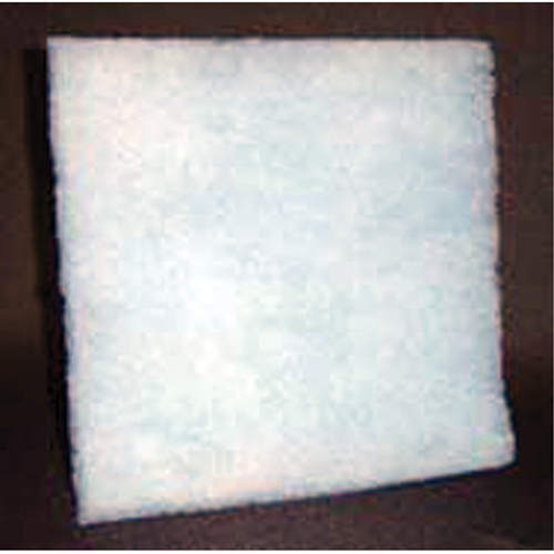 Synthetic Media Filters, Pad, MERV 5, 20" W x 2" D x 18" H Waymarc Industries Inc
