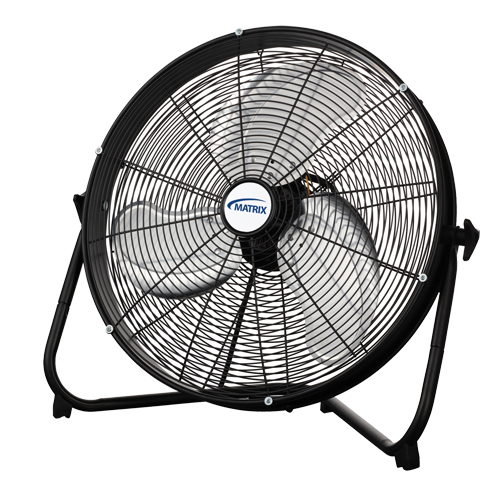 Ventilateur de plancher &agrave; haute v&eacute;locit&eacute;, Commercial, 3 vitesses, Diam&egrave;tre de 20" Waymarc Industries Inc