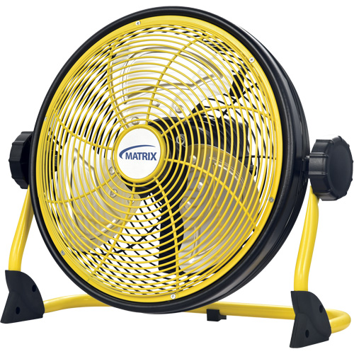 Rechargeable Indoor/Outdoor Fan with USB port, Commercial, Variable Speed, 12" Diameter Waymarc Industries Inc