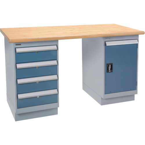 &eacute;tabli pr&eacute;conçu, Porte & tiroirs, Cap 2500 lb, 72" la x 30" p, 34" h Waymarc Industries Inc