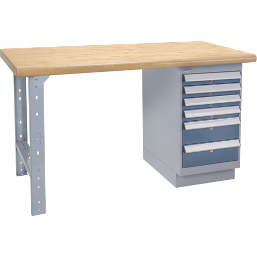 Pre-Designed Workbench, 2500 lbs. Cap., 60" W x 36" D, 34" H Waymarc Industries Inc