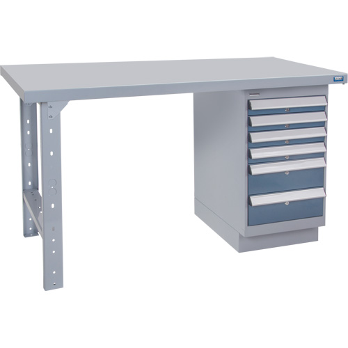 Pre-Designed Workbench, 60" W x 36" D x 34" H, 2500 lbs. Capacity Waymarc Industries Inc