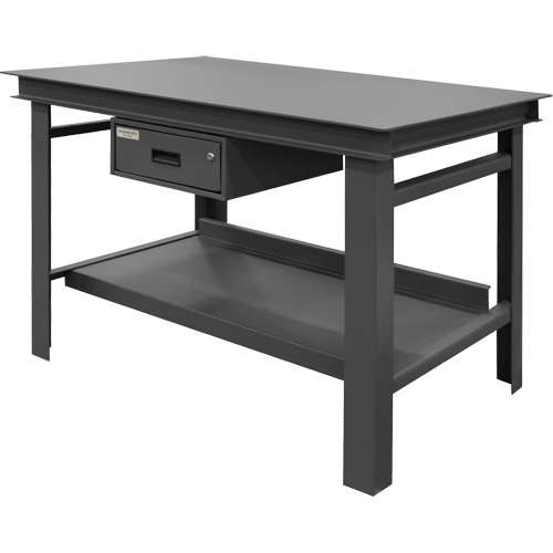 Extra Heavy-Duty Workbench, 60" W x 36" D x 34" H, 14000 lbs. Capacity Waymarc Industries Inc