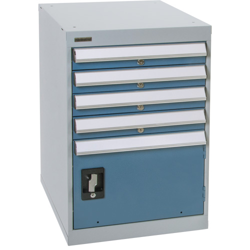 &eacute;tabli sur pi&eacute;destal avec une porte & quatre tiroirs, 4 Tiroirs, 18" la x 21" p x 28" h Waymarc Industries Inc